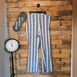 American Eagle Outfitters stripped wide leg causal pants size  xxl